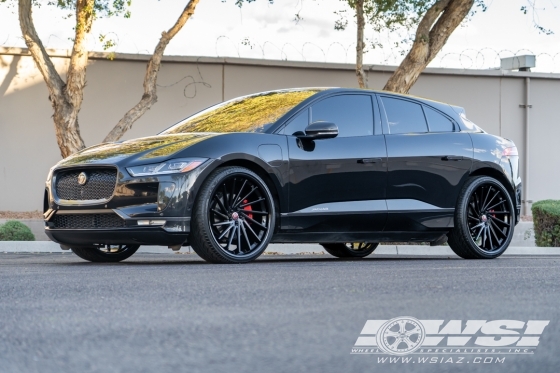 2020 Jaguar I-Pace with 24" Giovanna Spira FF in Gloss Black (Directional - Flow-Formed) wheels