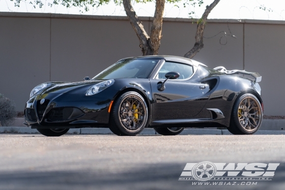 2019 Alfa Romeo 4C with 18" BSPK Forged Jackie in Custom wheels