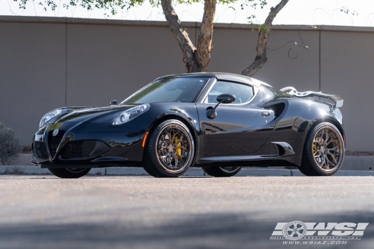 2019 Alfa Romeo 4C with 18" BSPK Forged Jackie in Custom wheels