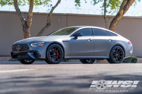 2023 Mercedes-Benz AMG GT-Series with 21" Savini SVF04 in Gloss Black Milled wheels