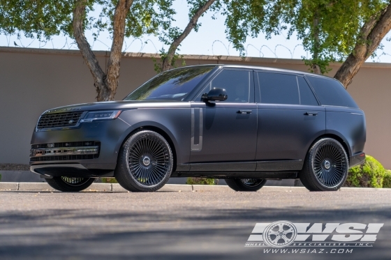 2024 Land Rover Range Rover with 23" Avant Garde AGL45 in Gloss Black wheels