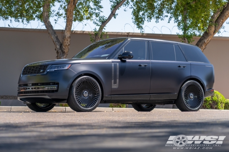 2024 Land Rover Range Rover with 23" Avant Garde AGL45 in Gloss Black wheels