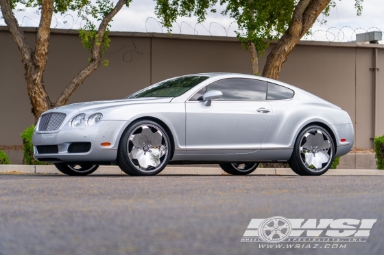 2005 Bentley Continental GT with 22" Giovanna Masiss in Chrome wheels