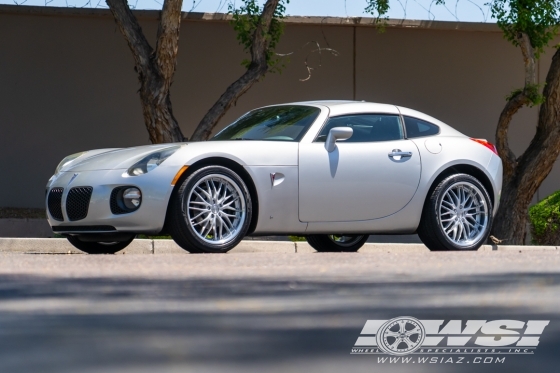 2009 Pontiac Solstice with 19" MRR GT1 in Silver wheels