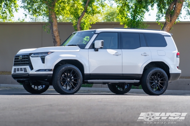 2024 Lexus GX with 22" Vossen HF6-1 in Gloss Black wheels