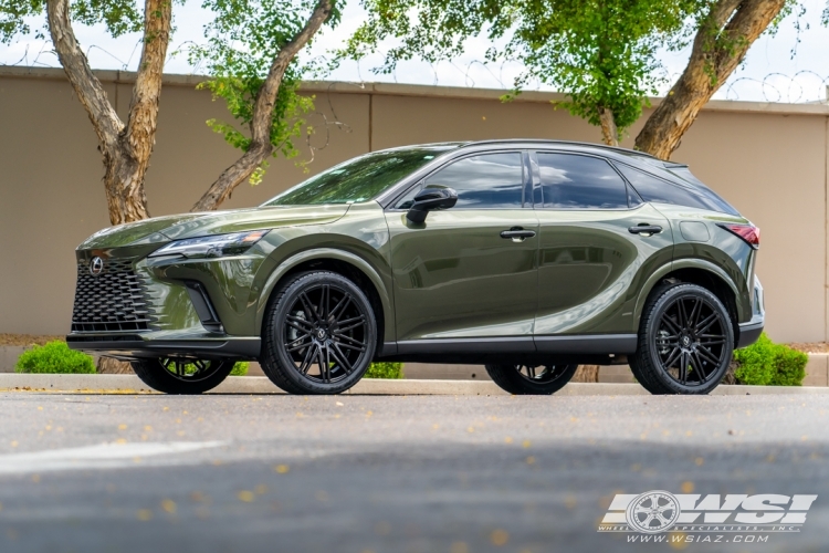 2024 Lexus RX with 22" Curva Concepts C48 in Gloss Black wheels