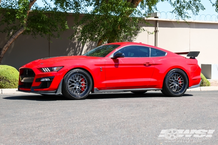 2020 Ford Mustang with 21" Variant Maxim in Gloss Black wheels