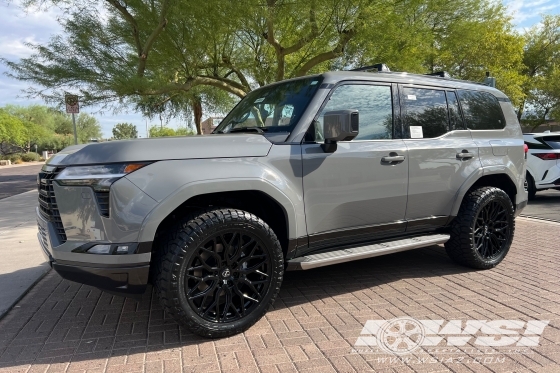 2025 Lexus GX with 22" Vossen HF6-3 in Gloss Black wheels