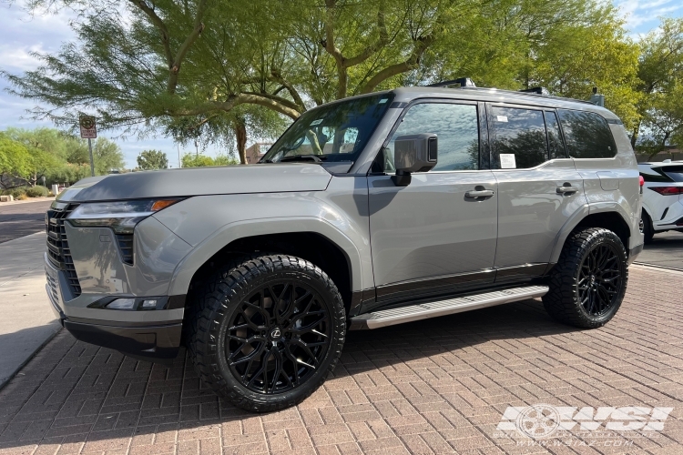 2025 Lexus GX with 22" Vossen HF6-3 in Gloss Black wheels