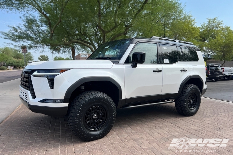 2025 Lexus GX with 17" Method Race Wheels MR321 in Gloss Black wheels