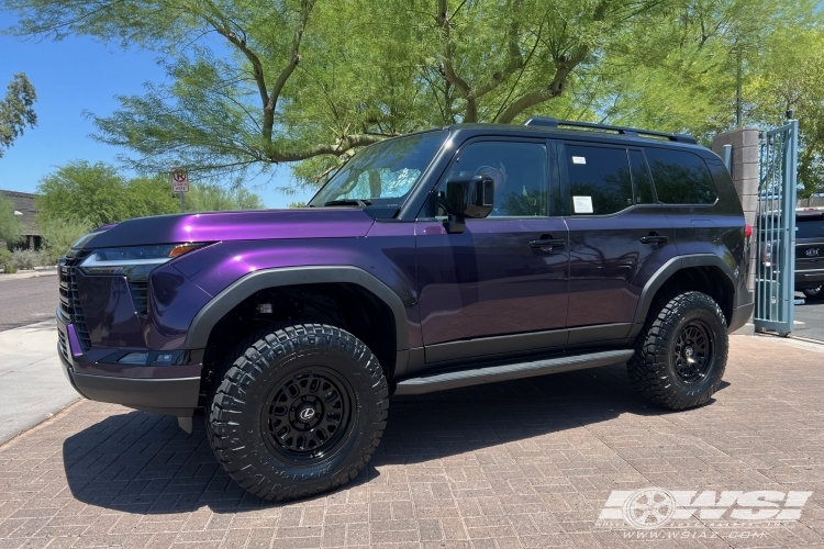 2025 Lexus GX with 17" Method Race Wheels MR321 in Gloss Black wheels