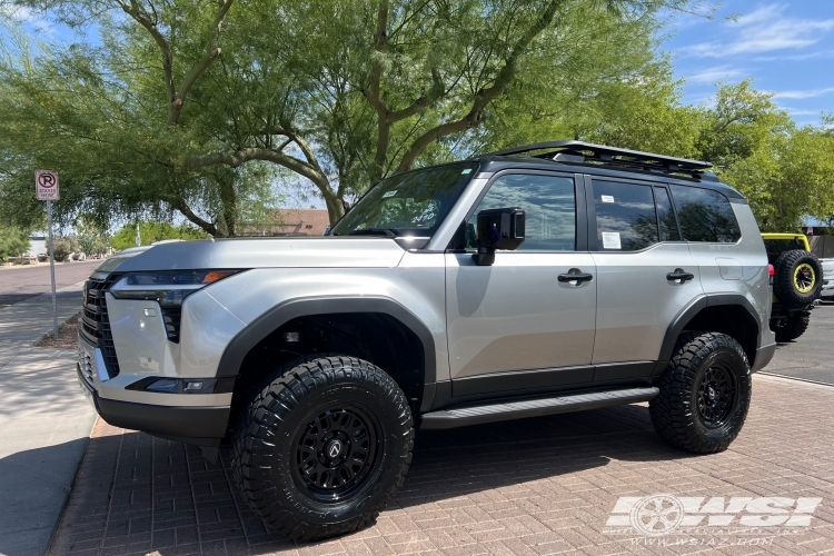 2025 Lexus GX with 17" Method Race Wheels MR321 in Gloss Black wheels