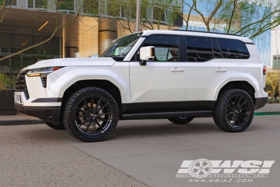 2025 Lexus GX with 22" Vossen HFX-2 in Gloss Black wheels