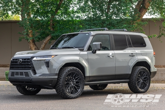 2026 Lexus GX with 22" Vossen HFX-6 in Gloss Black wheels