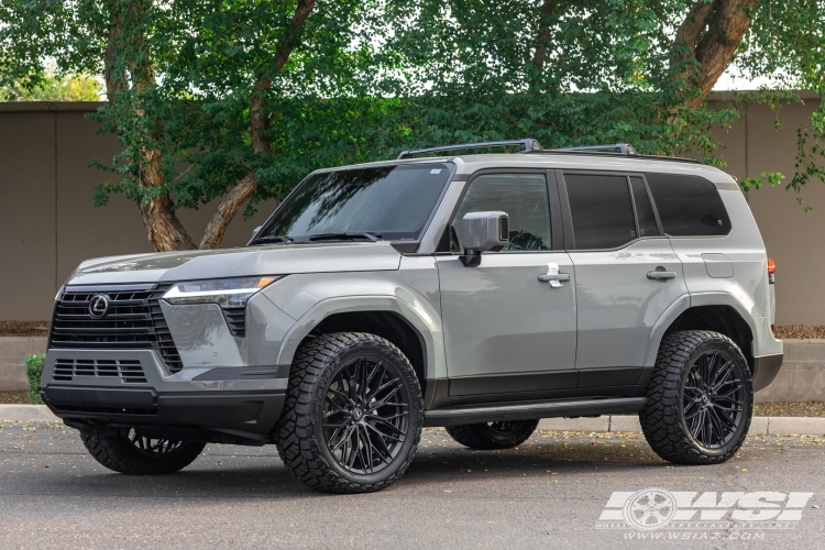 2026 Lexus GX with 22" Vossen HFX-6 in Gloss Black wheels