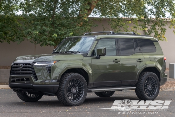 2026 Lexus GX with 22" Vossen HFX-4 in Gloss Black wheels