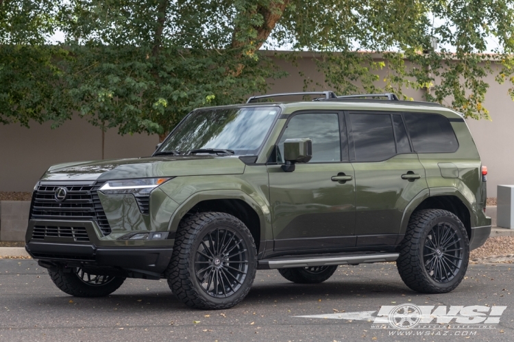 2026 Lexus GX with 22" Vossen HFX-4 in Gloss Black wheels