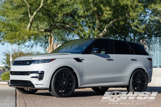 2026 Land Rover Range Rover Sport with 24" Lexani Newport XL in Gloss Black wheels