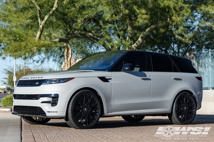 2026 Land Rover Range Rover Sport with 24" Lexani Newport XL in Gloss Black wheels