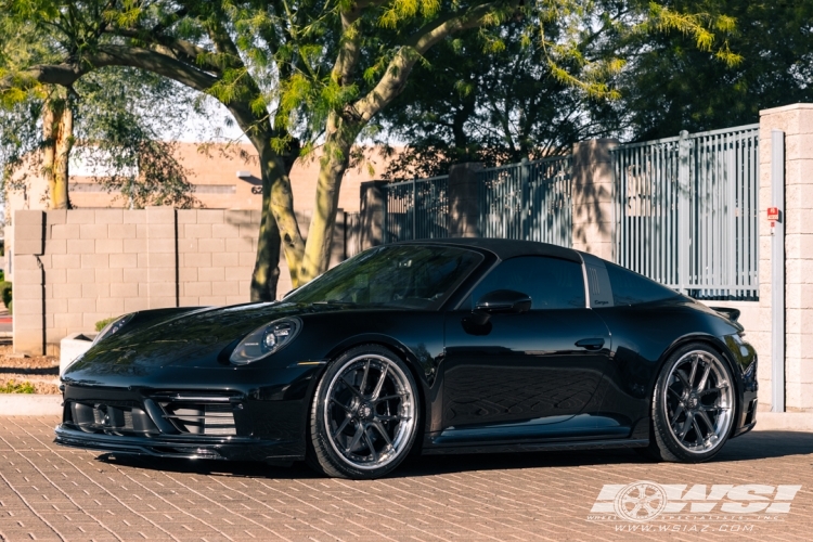 2023 Porsche 911 with 22" ANRKY XR-301 in Custom wheels