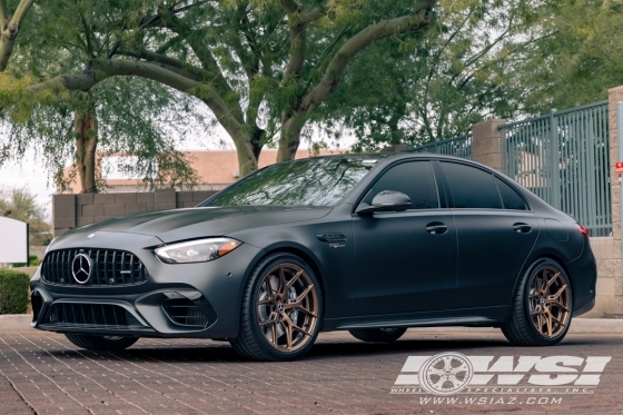 2026 Mercedes-Benz C-Class with 20" Vossen HF-5 in Satin Bronze (Custom Finish) wheels