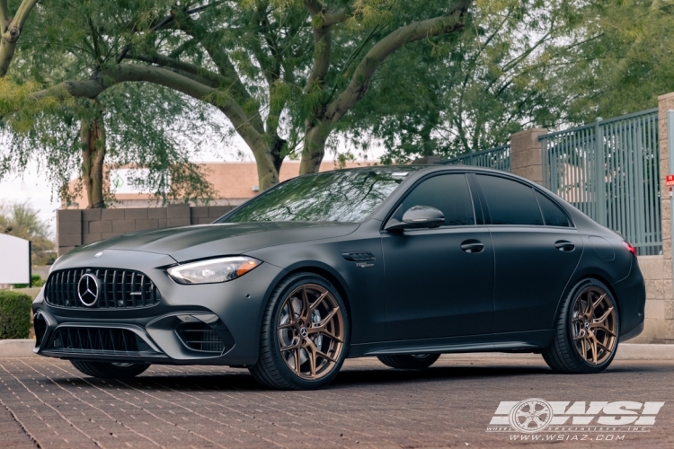2026 Mercedes-Benz C-Class with 20" Vossen HF-5 in Satin Bronze (Custom Finish) wheels