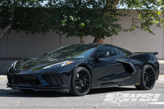 2025 Chevrolet Corvette with 20" E5 Sebring in Gloss Black wheels