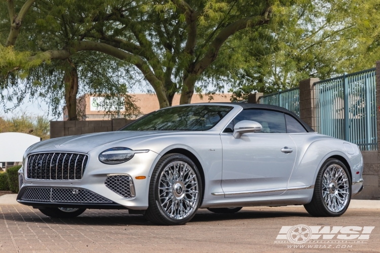 2026 Bentley Continental GT with 22" Lexani Newport XL in Chrome wheels