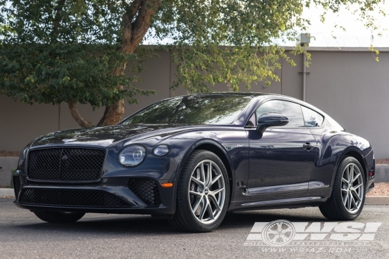 2022 Bentley Continental GT with 21" BBS CI-R Unlimited in Satin Platinum wheels
