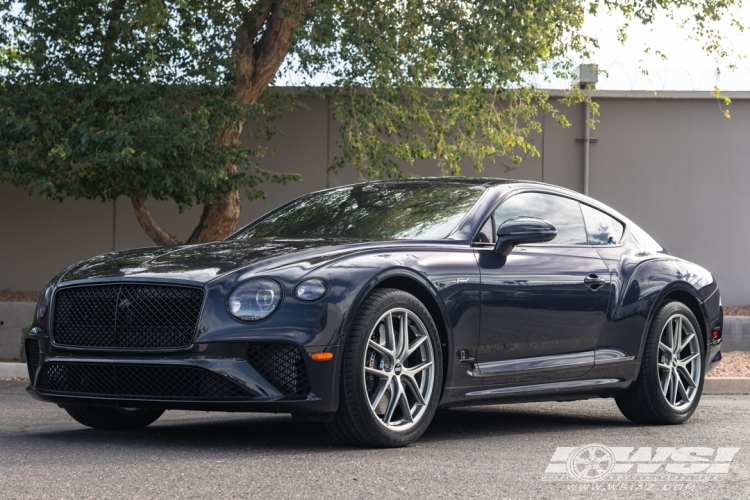 2022 Bentley Continental GT with 21" BBS CI-R Unlimited in Satin Platinum wheels