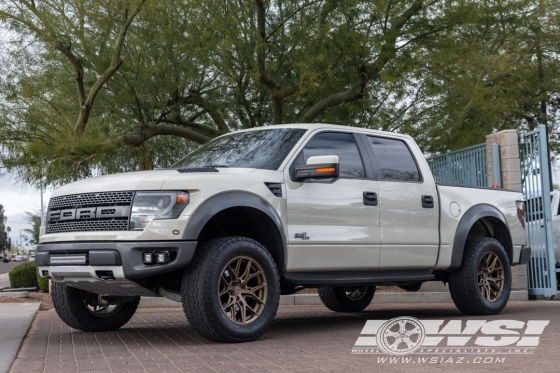 2013 Ford F-150 with 20" Vossen HF6-4 in Terra Bronze wheels