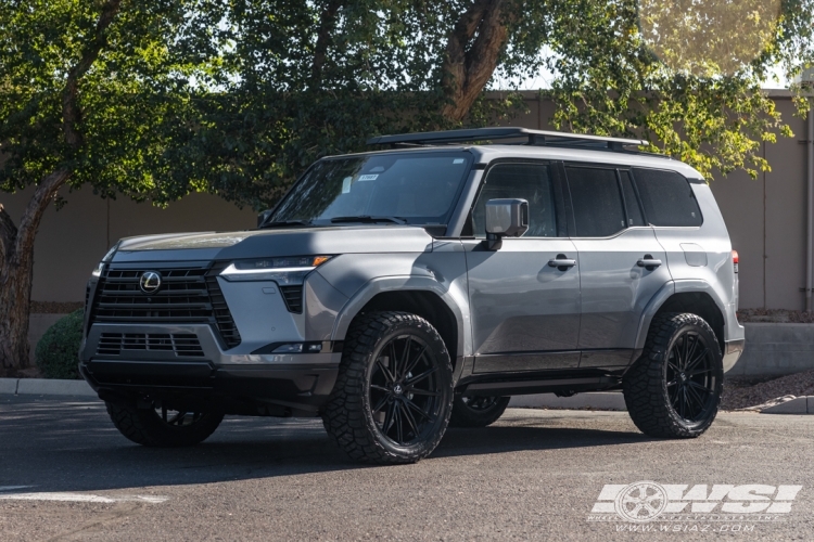2026 Lexus GX with 22" Vossen HFX-2 in Gloss Black wheels