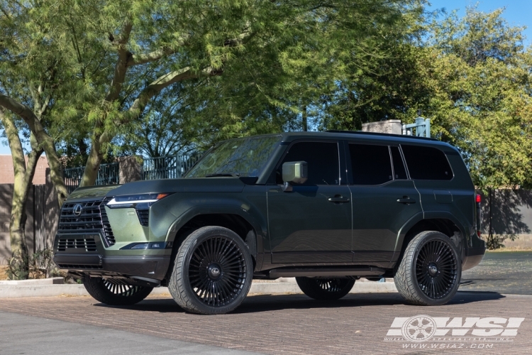 2026 Lexus GX with 24" Giovanna Tulum in Gloss Black wheels