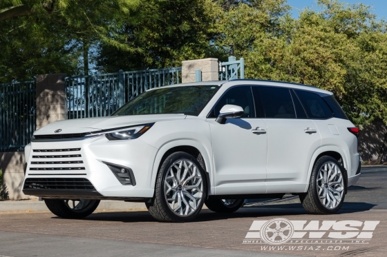 2026 Lexus TX with 24" Gianelle Monte Carlo in Silver Machined wheels