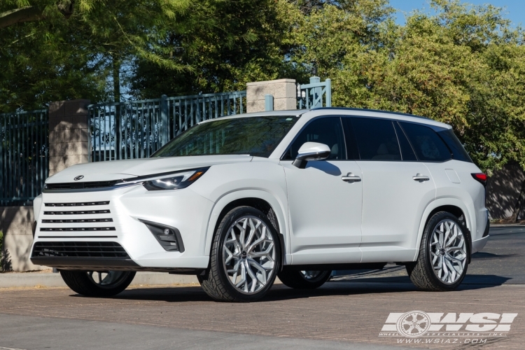 2026 Lexus TX with 24" Gianelle Monte Carlo in Silver Machined wheels