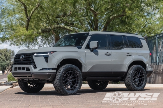 2026 Lexus GX with 22" Vossen HFX-1 in Gloss Black wheels
