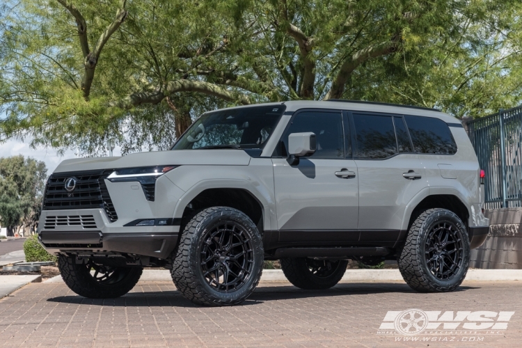 2026 Lexus GX with 22" Vossen HFX-1 in Gloss Black wheels