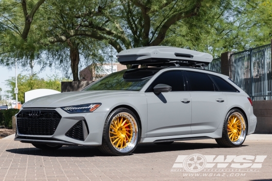 2023 Audi RS6 with 22" BC Forged MLE215 in Custom wheels