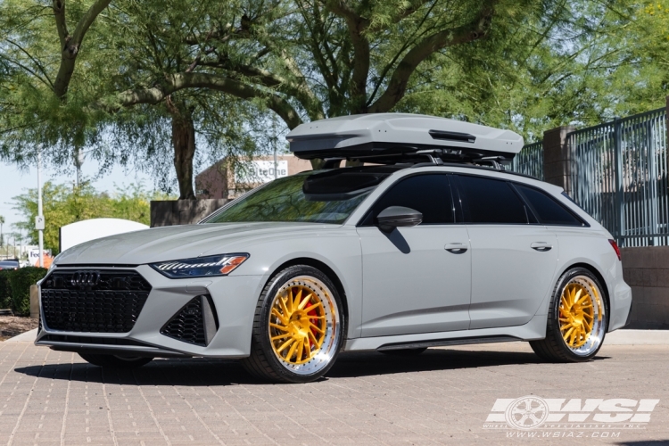 2023 Audi RS6 with 22" BC Forged MLE215 in Custom wheels
