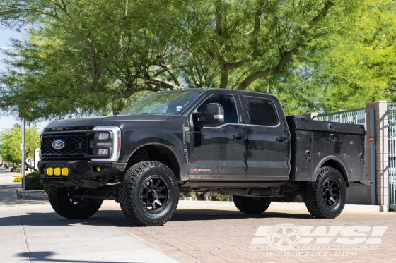 2024 Ford F-250 with 20" Method Race Wheels MR317 in Matte Black wheels