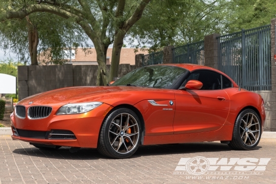 2014 BMW Z4 with 18" Enkei TSR-X in Gloss Bronze wheels
