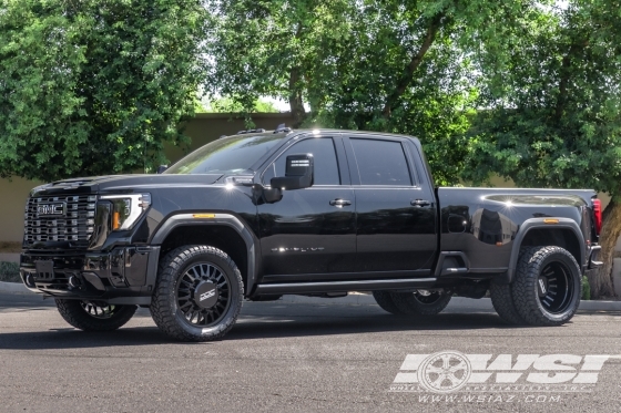 2026 GMC Sierra Dually with 22" DDC The Spoke in Gloss Black wheels