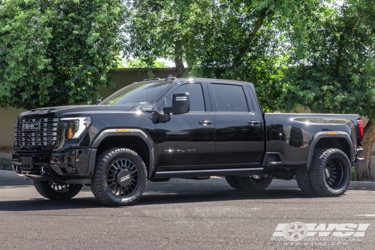 2026 GMC Sierra Dually with 22" DDC The Spoke in Gloss Black wheels