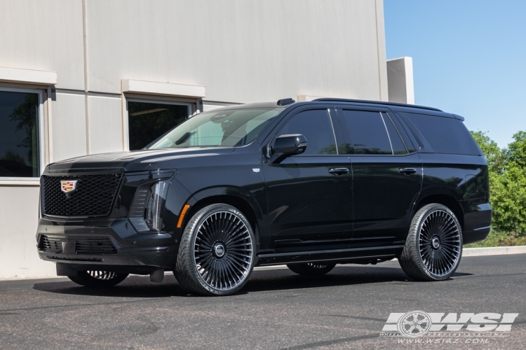 2026 Cadillac Escalade with 26" Giovanna Tulum in Gloss Black Machined wheels