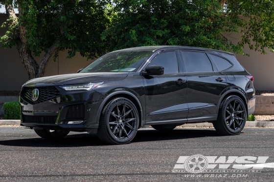 2026 Acura MDX with 22" Lexani Hyper in Gloss Black wheels