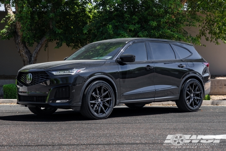 2026 Acura MDX with 22" Lexani Hyper in Gloss Black wheels