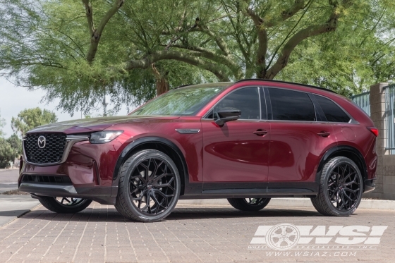 2026 Mazda CX-90 with 24" Gianelle Monte Carlo in Gloss Black wheels