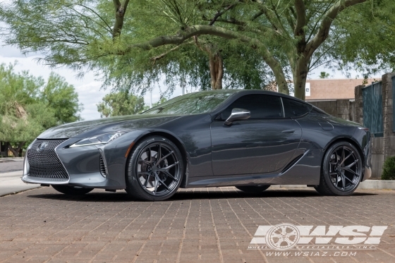 2018 Lexus LC with 21" BC Forged RZ21 in Satin Black wheels