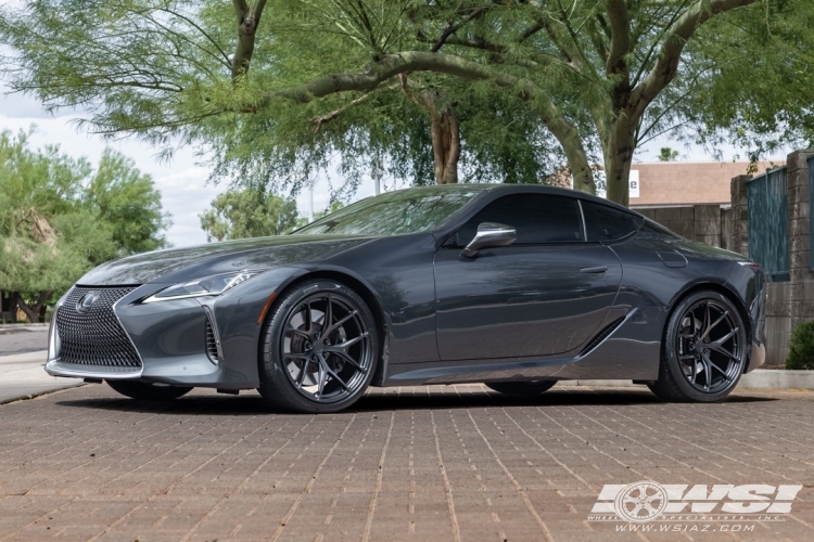 2018 Lexus LC with 21" BC Forged RZ21 in Satin Black wheels