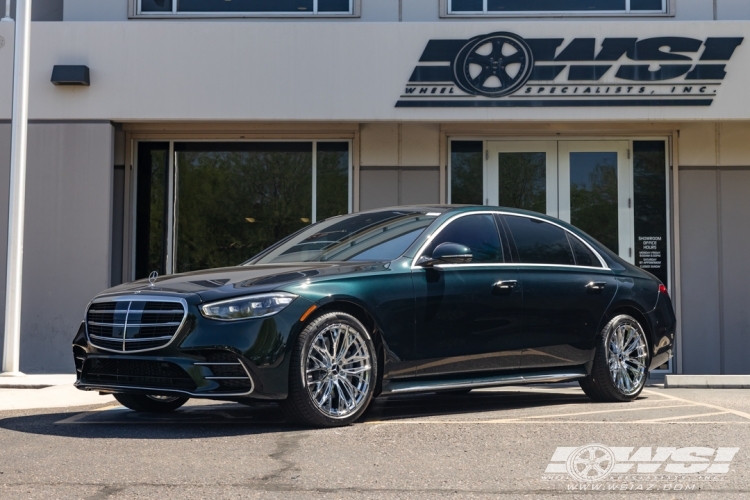 2026 Mercedes-Benz S-Class with 20" Lexani Aries in Chrome wheels